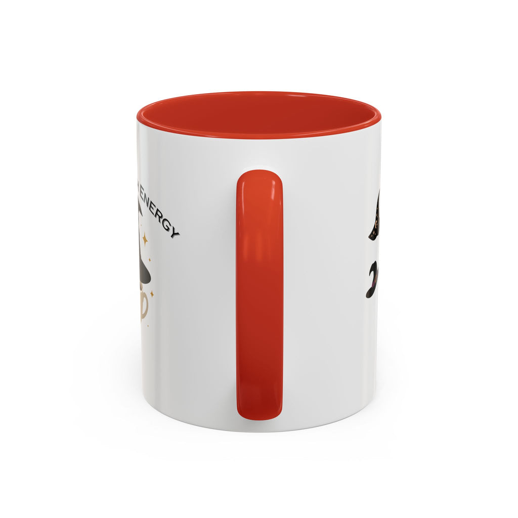 Basic Witch Energy Coffee Mug – Cute Halloween Witch Hat Tea Cup Accent Mug (11/15oz)