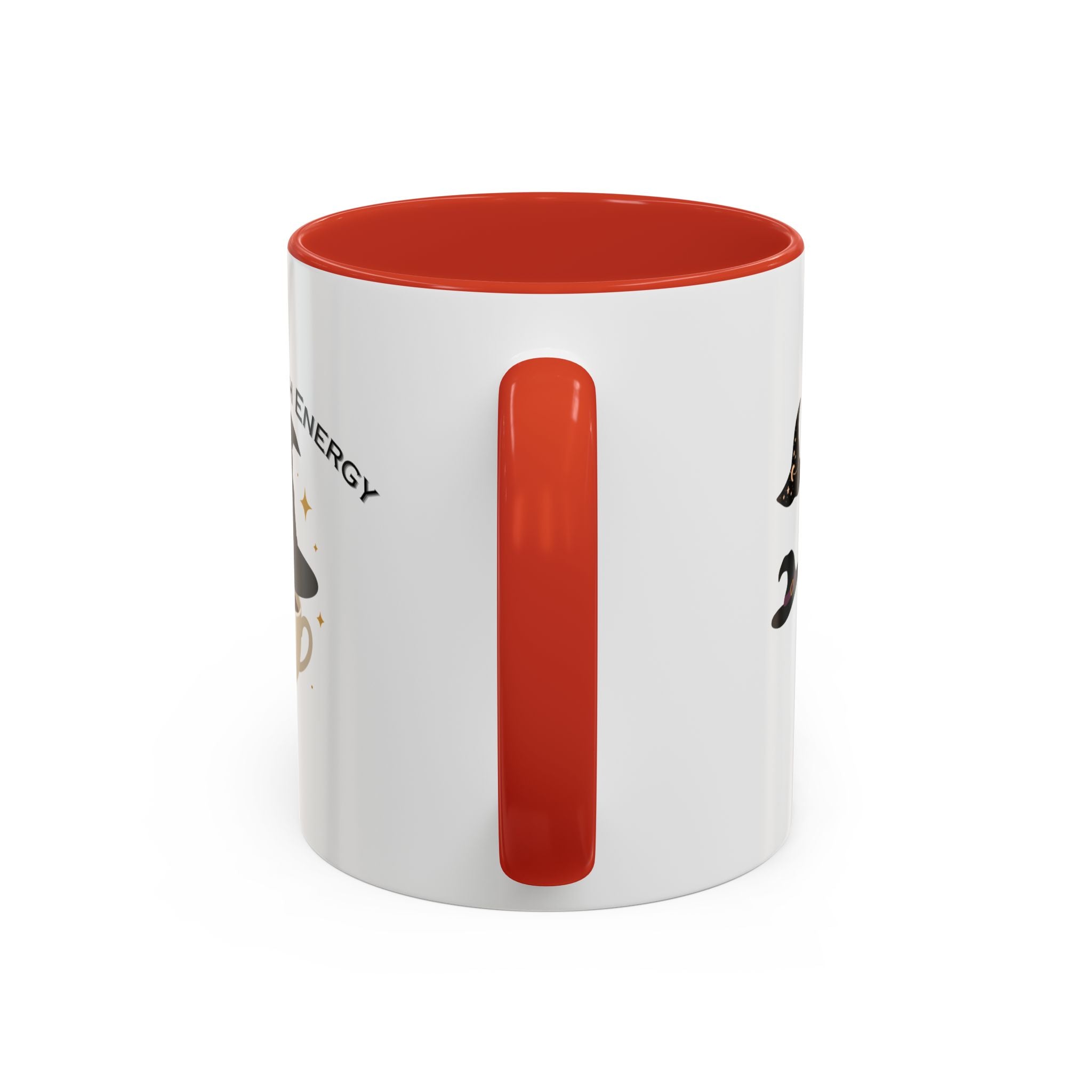 Basic Witch Energy Coffee Mug – Cute Halloween Witch Hat Tea Cup Accent Mug (11/15oz)