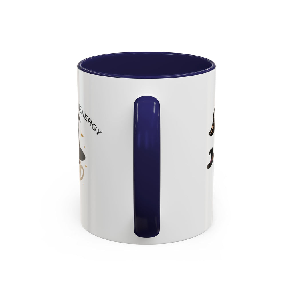 Basic Witch Energy Coffee Mug – Cute Halloween Witch Hat Tea Cup Accent Mug (11/15oz)