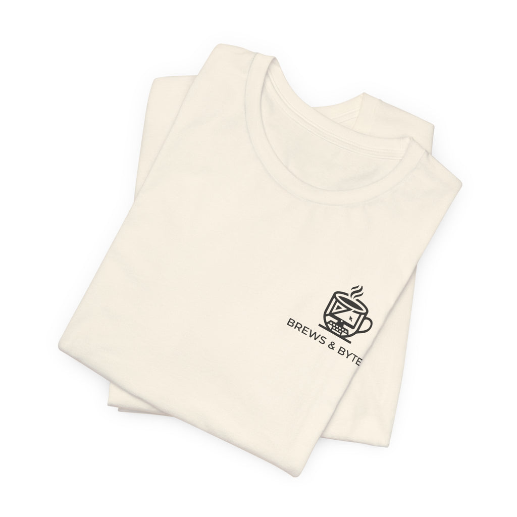 Brew & Bytes Coffee Tech Logo Tee