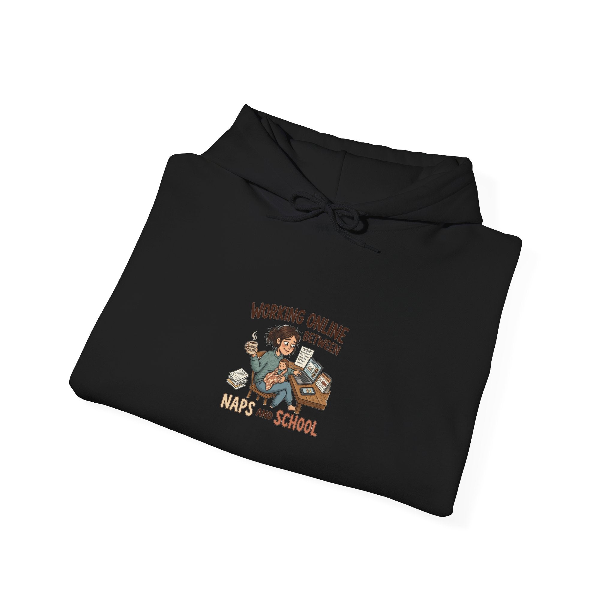 Working Online Means No School Hoodie — Funny Remote Work Student Sweatshirt