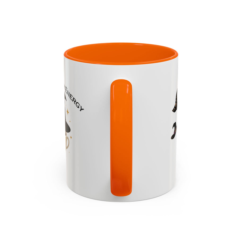 Basic Witch Energy Coffee Mug – Cute Halloween Witch Hat Tea Cup Accent Mug (11/15oz)