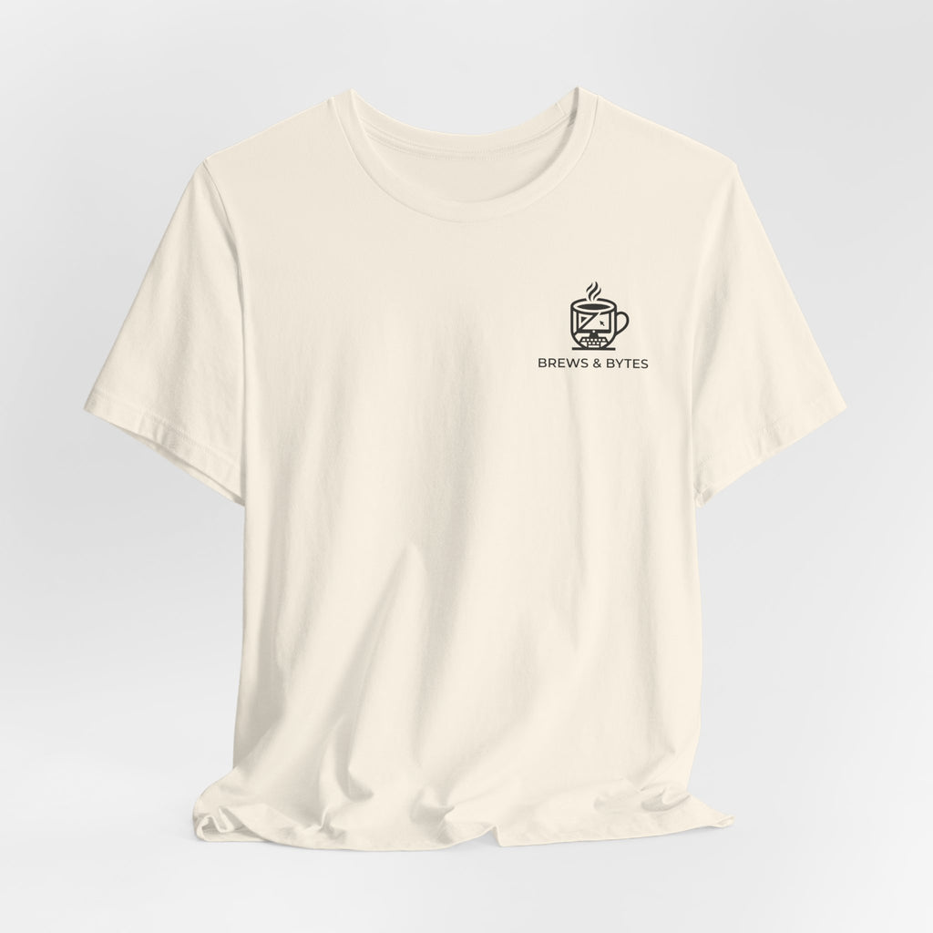 Brew & Bytes Coffee Tech Logo Tee