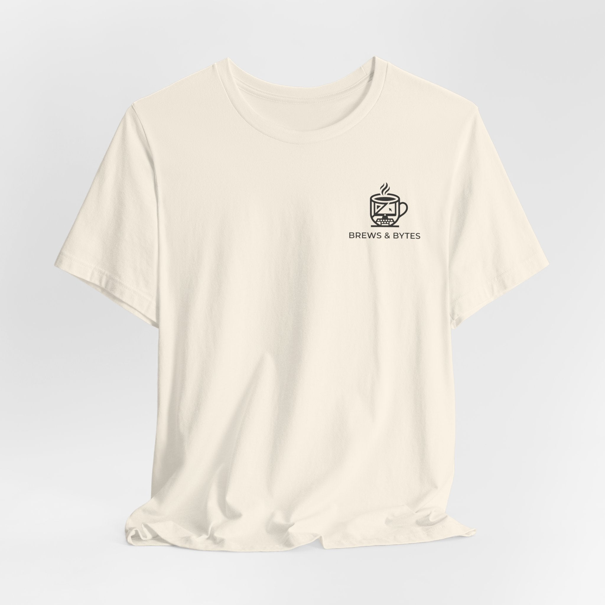 Brew & Bytes Coffee Tech Logo Tee