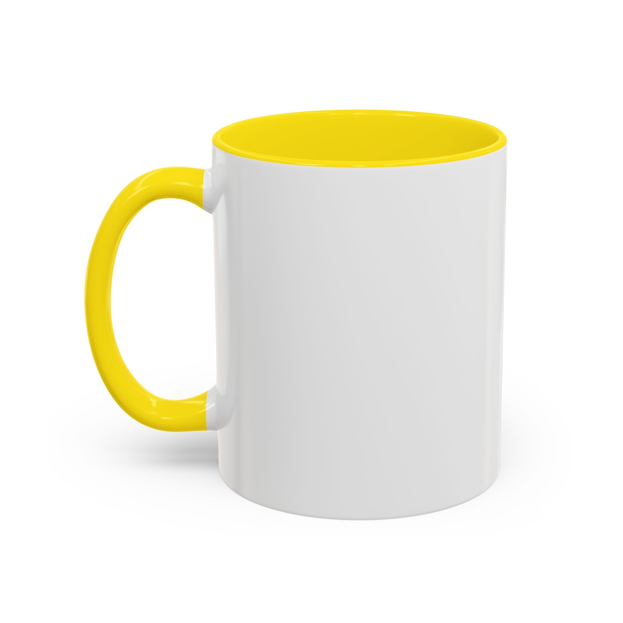 Coffee Mug — "Coffee & Mind Your Business" Accent Ceramic Mug (11/15 oz)