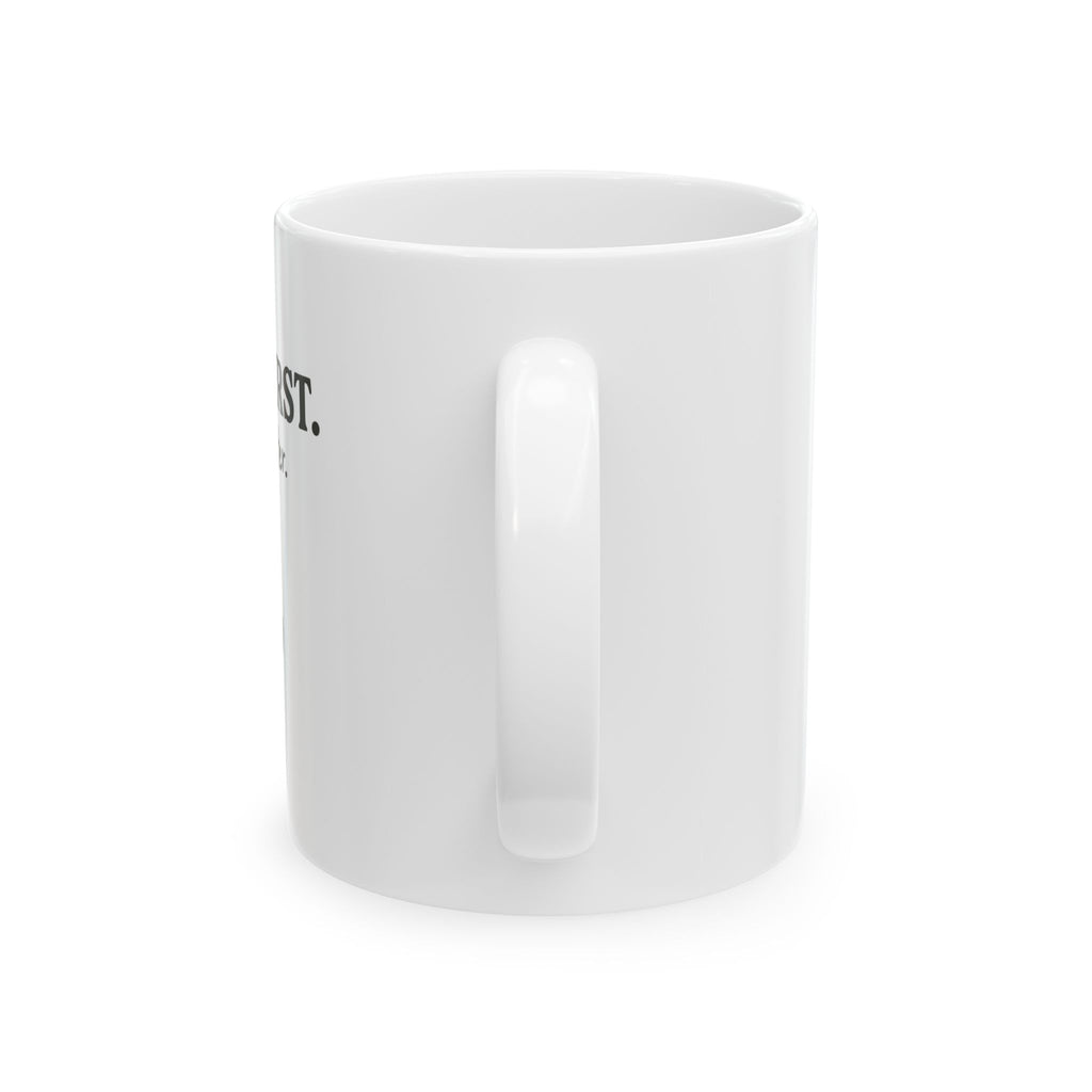 Coffee Therapist Ceramic Mug – 'Coffee: Adulting Fuel' 11oz/15oz