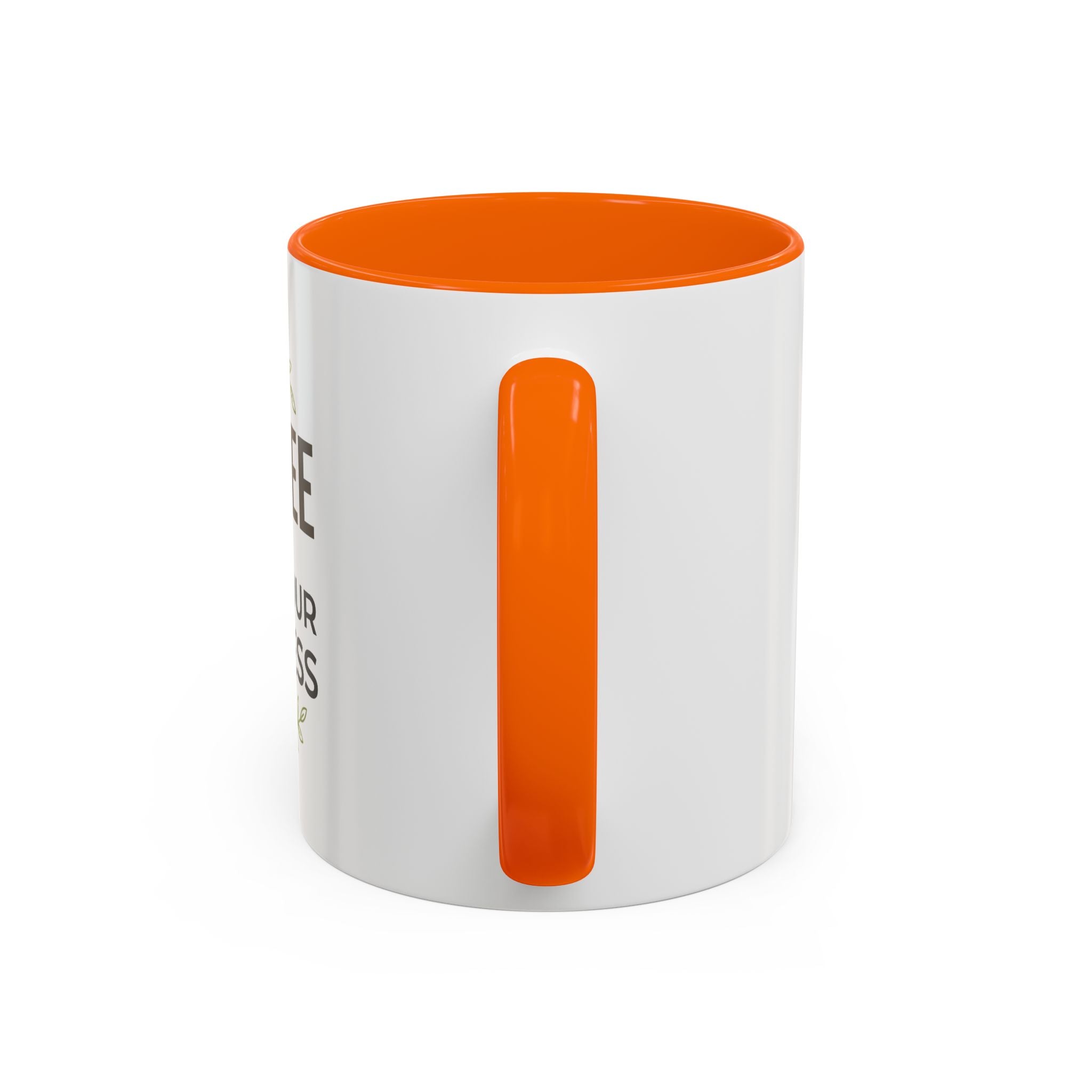 Coffee Mug — "Coffee & Mind Your Business" Accent Ceramic Mug (11/15 oz)