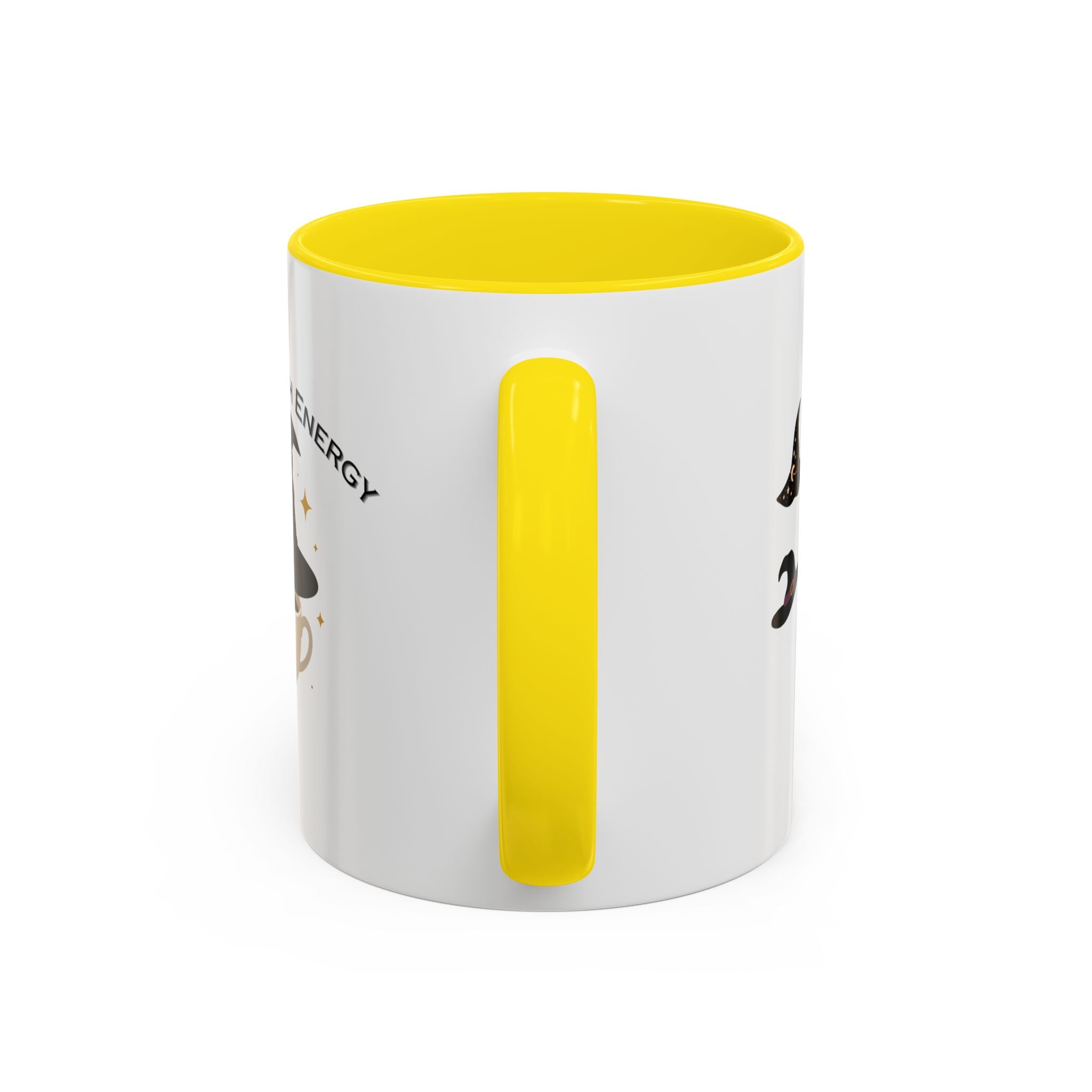 Basic Witch Energy Coffee Mug – Cute Halloween Witch Hat Tea Cup Accent Mug (11/15oz)