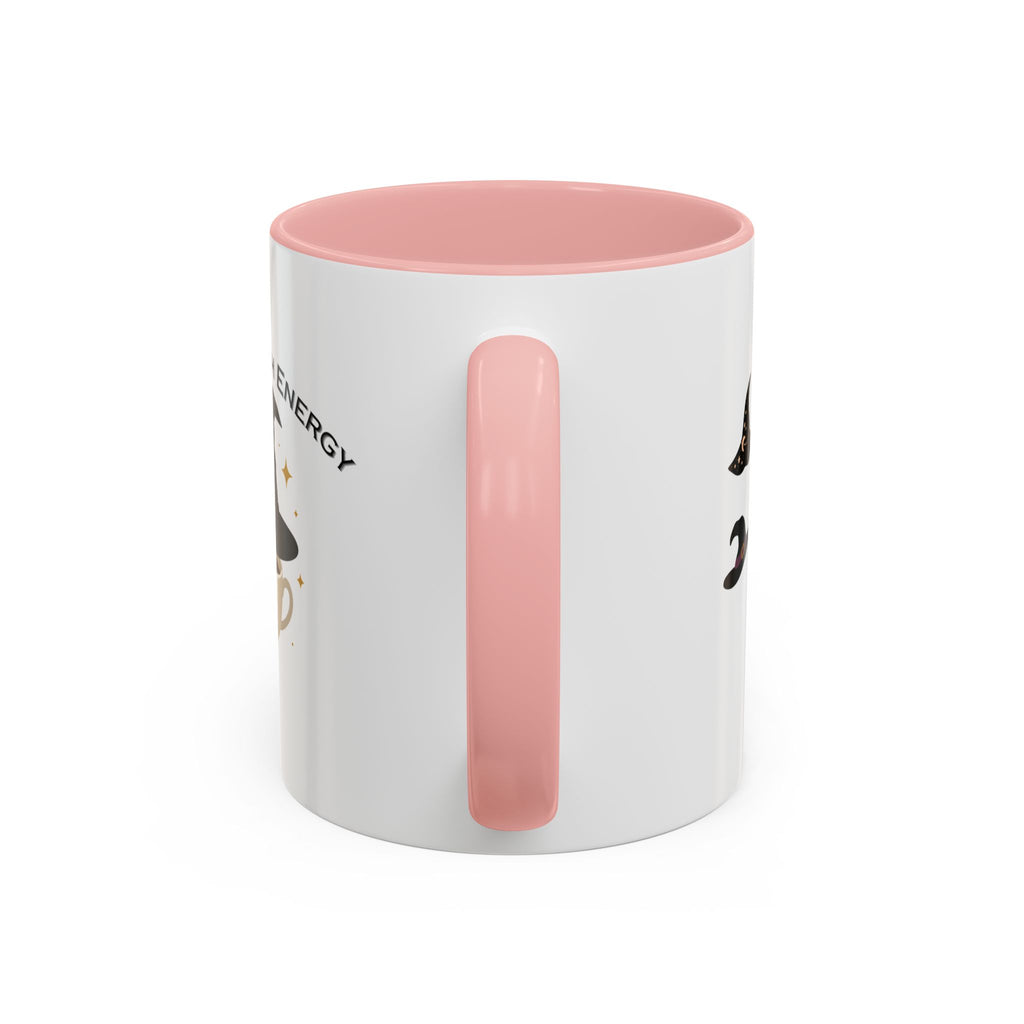 Basic Witch Energy Coffee Mug – Cute Halloween Witch Hat Tea Cup Accent Mug (11/15oz)