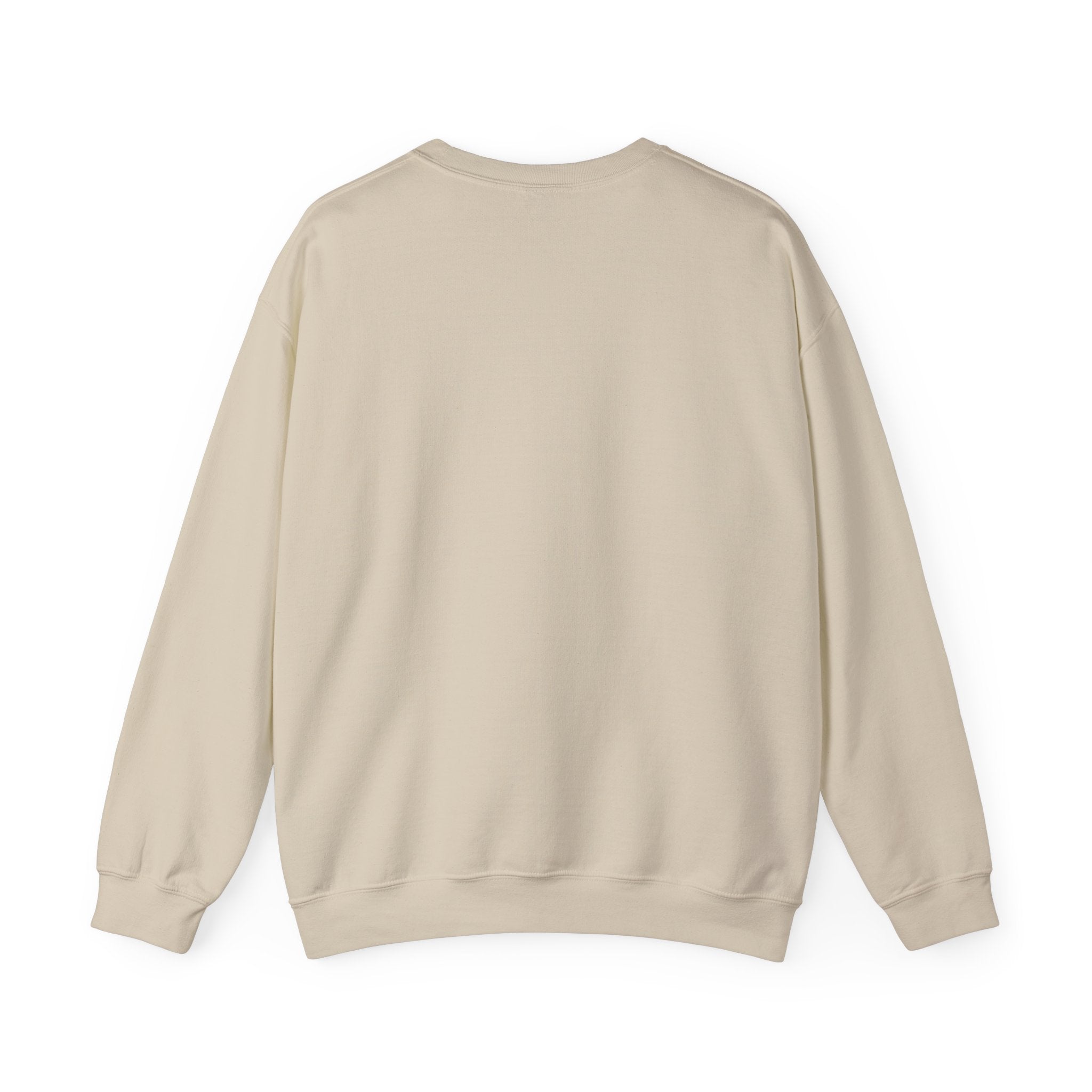 Coffee & Cats Crewneck Sweatshirt — Brew & Purr Minimal Chest Logo