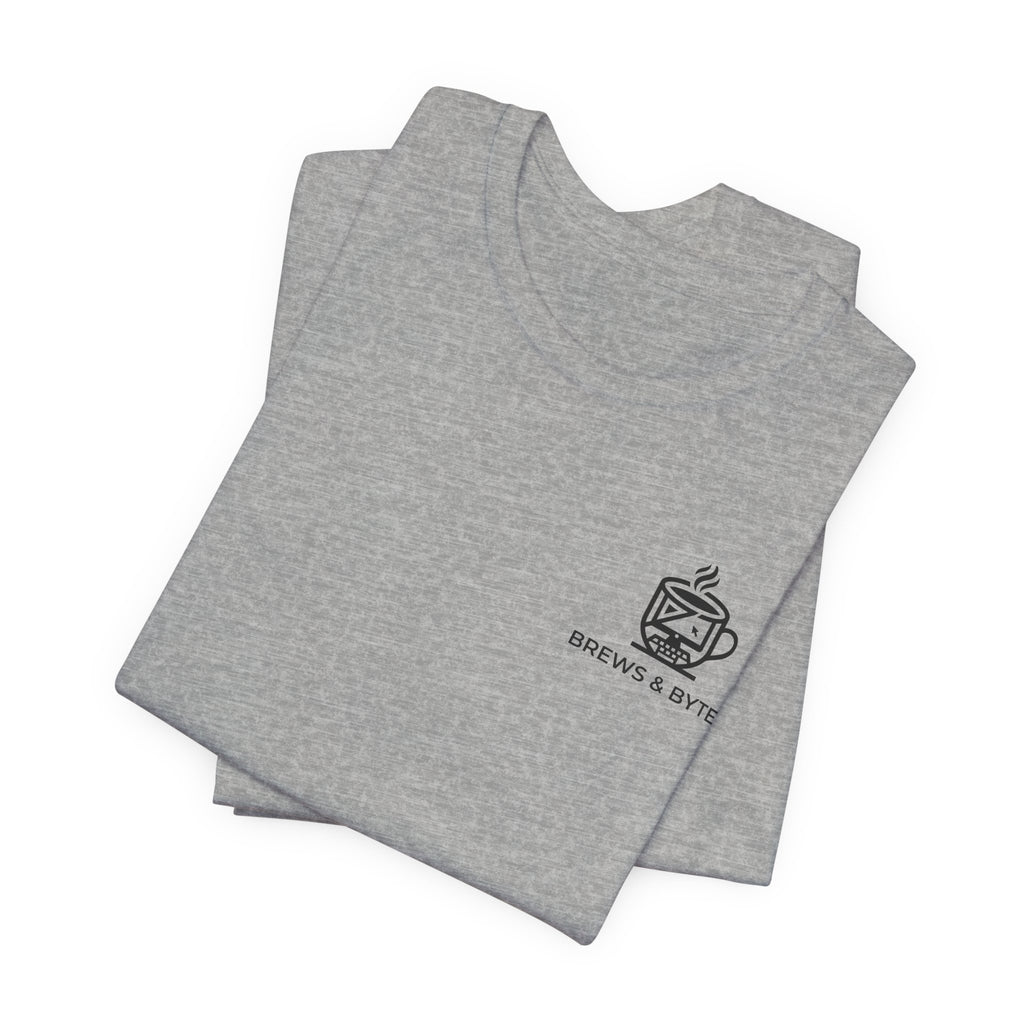 Brew & Bytes Coffee Tech Logo Tee