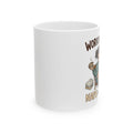 Mug — "Working From Home, Napping Between Online Classes" Ceramic Coffee Cup