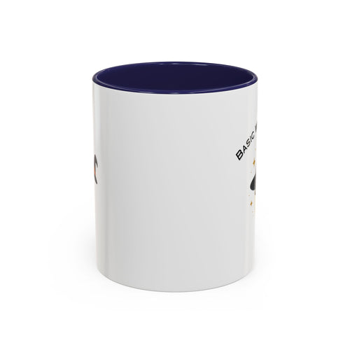 Basic Witch Energy Coffee Mug – Cute Halloween Witch Hat Tea Cup Accent Mug (11/15oz)
