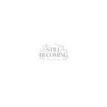 Still Becoming Floral Sticker — Inspirational Kiss-Cut Laptop Sticker