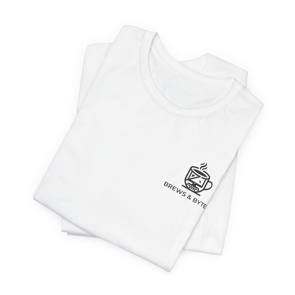 Brew & Bytes Coffee Tech Logo Tee