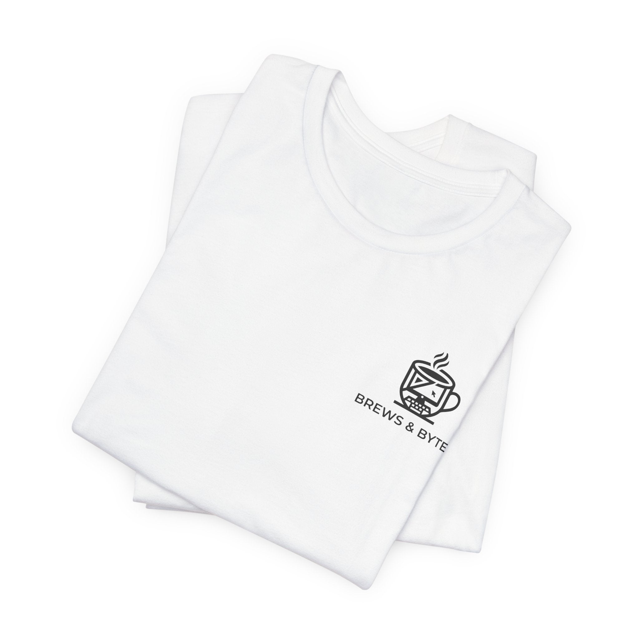 Brew & Bytes Coffee Tech Logo Tee