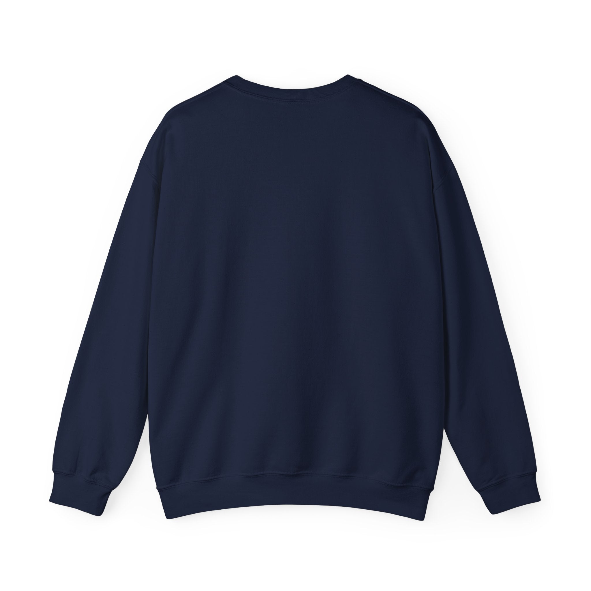 Coffee & Cats Crewneck Sweatshirt — Brew & Purr Minimal Chest Logo