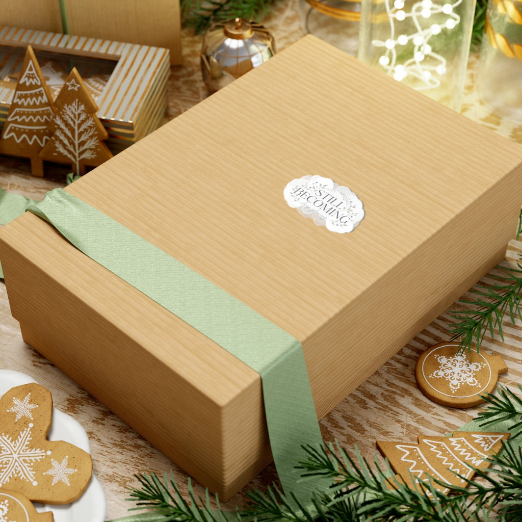 Still Becoming Decorative Sticker — Inspirational Kiss-Cut Vinyl Sticker