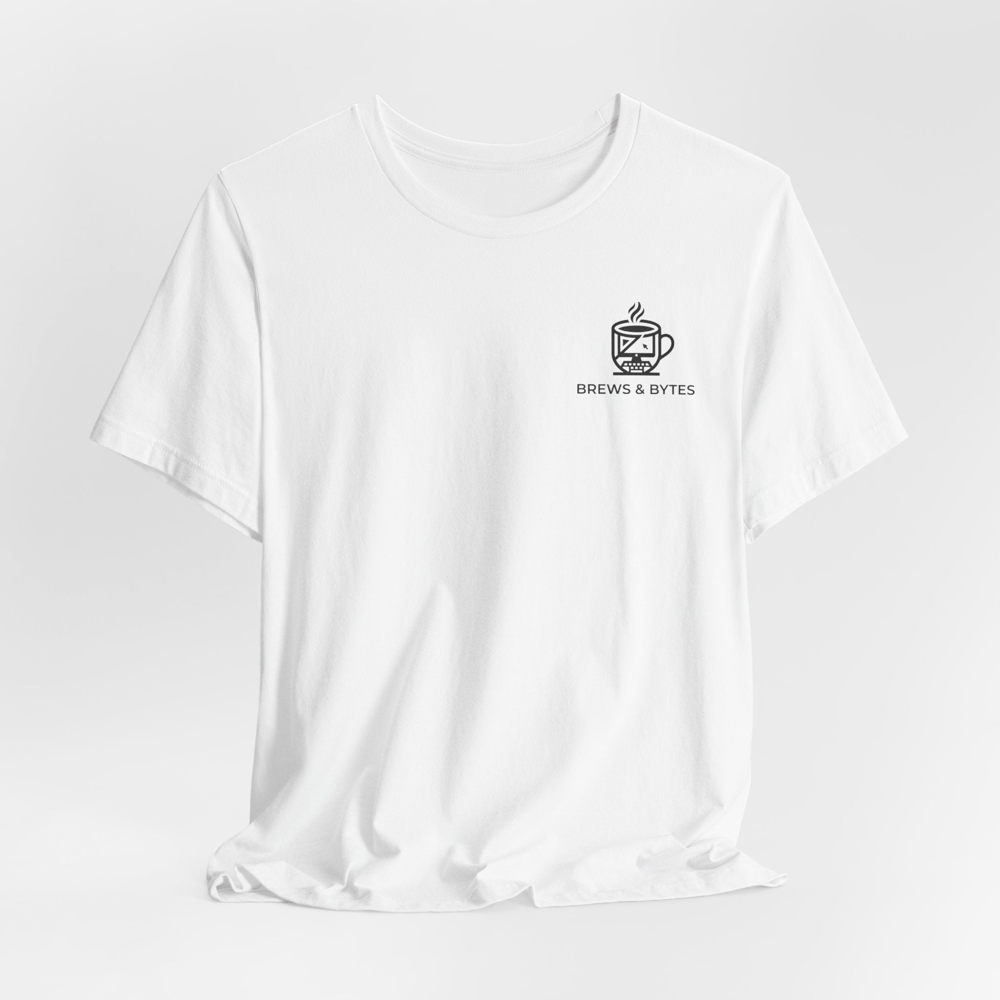 Brew & Bytes Coffee Tech Logo Tee