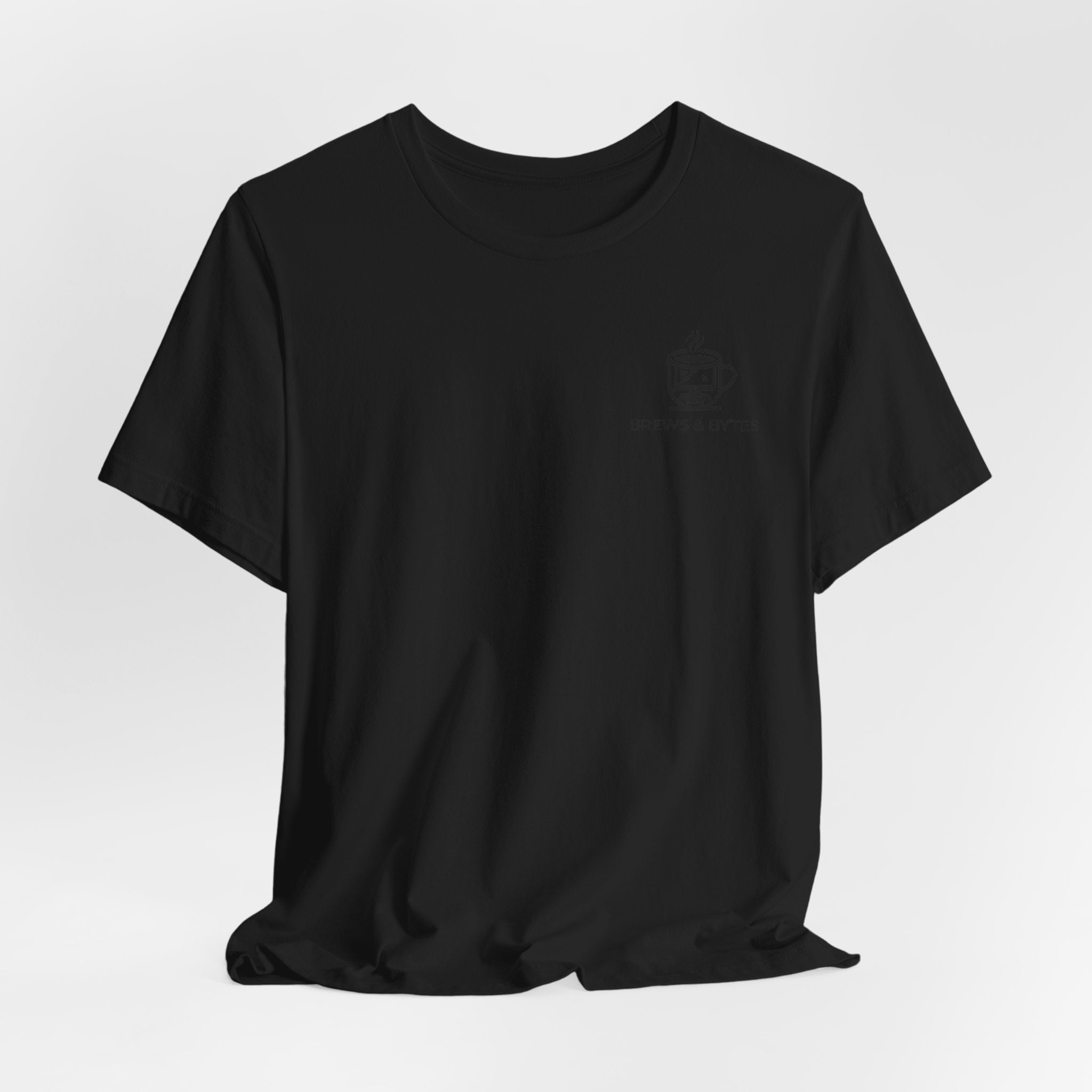 Brew & Bytes Coffee Tech Logo Tee
