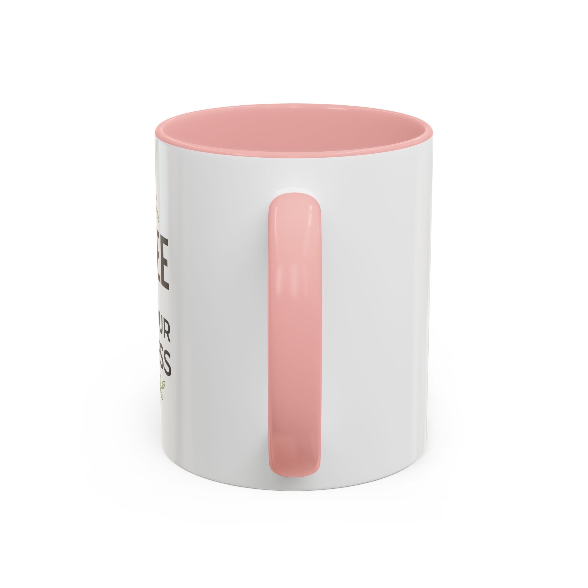 Coffee Mug — "Coffee & Mind Your Business" Accent Ceramic Mug (11/15 oz)