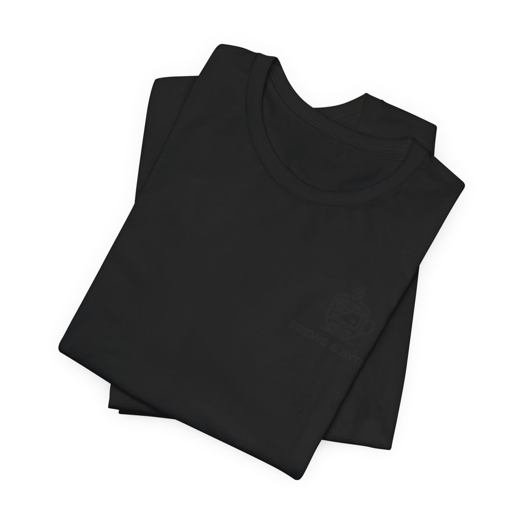 Brew & Bytes Coffee Tech Logo Tee