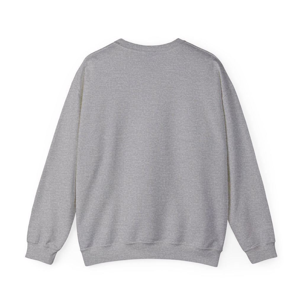 Coffee & Cats Crewneck Sweatshirt — Brew & Purr Minimal Chest Logo